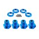 thumbnail image 1 of Bujes de rueda de aluminio , tueas hexagonales de 17mm, de bloqueo de 5353 para camión de escalada todoterreno 1:10 4X4 Hugo Tuercas de cubo de rueda de coche RC, 1 of 4