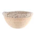 thumbnail image 2 of AMERTEER Bread Dough fermentation Bowl Shape Natural Rattan Basket With Removable Lining  10 Size - Oval 28*14*8cm, 2 of 6