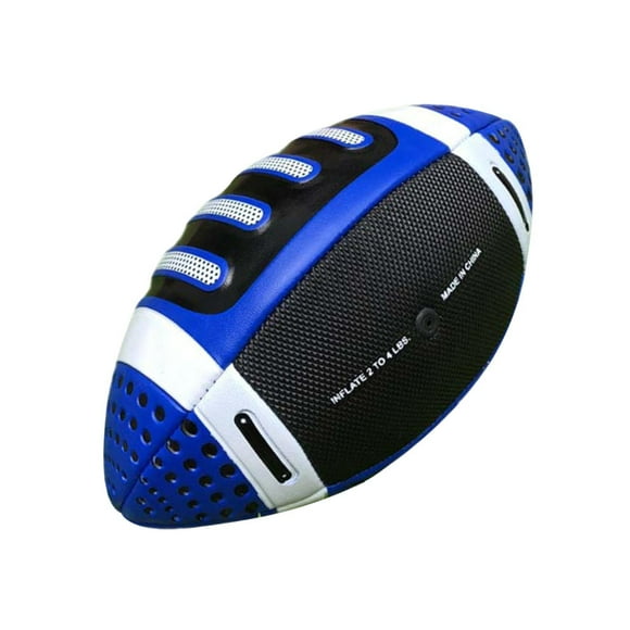 Equipo de entrenamiento de fútbol americano y rugby oficial, juguete portátil para niños. Azul