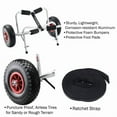 thumbnail image 4 of 1236 RAD Sportz Chariot de Kayak Chariot de Kayak avec Pneus Pneumatiques Capacité de 150 LB Argent, 4 of 4