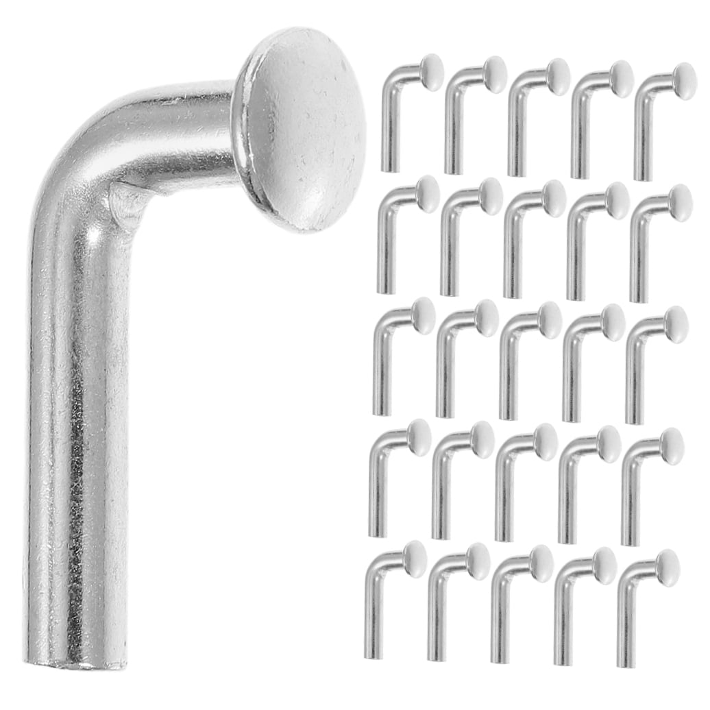 OUNONA 50pcs Pallet Rack Drop Pin Heavy Duty J Bolt Pallet Racking Hooks J Bolt Safety Pin