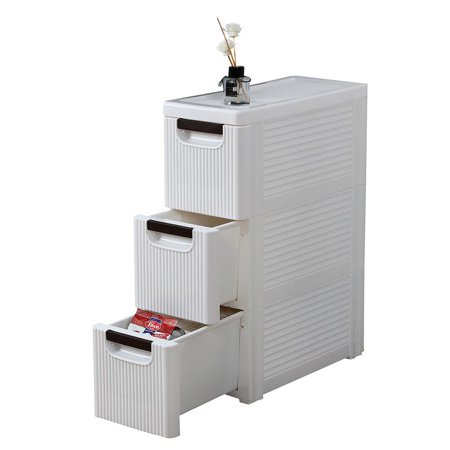 GoDecor Rolling Cart Organizer Unit 3 Storage Drawers