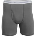 thumbnail image 4 of Gildan Mens Underwear Regular Leg Boxer Briefs, 5 Pack, 4 of 5
