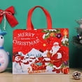 thumbnail image 2 of adviicd Bag Non Woven Santa Tree House Portable Laminated Bag, 2 of 4