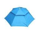 thumbnail image 2 of ZSQDM Multicolor Outdoor Foldable Double Umbrella Hat Sun Rain Cap Camping Fishing beanie Sun Hats for Men Baseball Caps Valve Stem Caps, 2 of 2