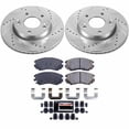 thumbnail image 3 of Power Stop Front Ceramic Brake Pad and Drilled and Slotted Rotor Kit K6309, 3 of 10