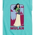 thumbnail image 3 of Disney Princess - Mulan Full Body Portrait - Girls Fitted Short Sleeve T-Shirt, 3 of 5