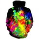 thumbnail image 3 of Sudadera con capucha con gráfico de smog abstracto para hombre y mujer, ropa con estampado de neón en 3D, estilo Harajuku, moda Y2K, 3 of 4