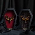 thumbnail image 4 of Real Coffin Frame Shadow Box Butterfly Gothic Wall Art Display, Dark Academia Curiosity Decor, Unique Coffin Frame Home Decor for Collectors and Gifts, 4 of 6