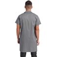 thumbnail image 2 of iiniim Men's Short Sleeve Wear Resistant Dustproof Work Coat Anti Stat Tech Jacket Lab Coat Gray 175/XL, 2 of 7