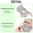 thumbnail image 4 of Microfibre Drying Mat for Kitchen Pastel Grey Flower Floral Print Dish Drying Drainer Mat Absorbent Pioneer Drying Mat Washing Up for Glass, Plate & Cup 18inch X 24inch, 4 of 5