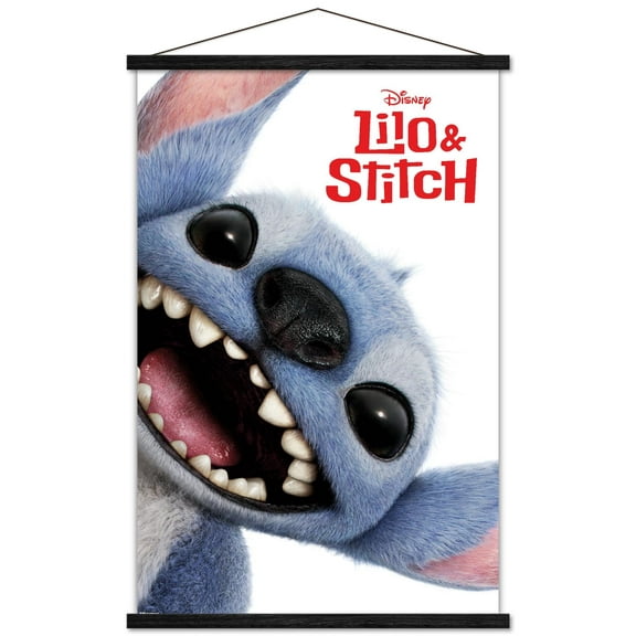Disney Lilo & Stitch (2025) - Close-Up One Sheet Wall Poster with Magnetic Frame, 22.375" x 34"