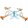 thumbnail image 3 of 4-Seat Kids Spinning Teeter Totter with 360° Rotation – Outdoor Backyard Playground Seesaw for Children Ages 3-10, 3 of 9