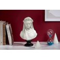 thumbnail image 2 of Sculpture bust of veiled girl, halloween creative interior decoration, white, 2 of 4