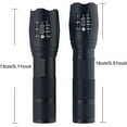 TRAHOOBright Tactical Flashlight 5 Modes Zoomable Portable EDC