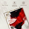 thumbnail image 6 of Elephant Stock Red Abstract Wall Art - Vertical Canvas Wall Art - Living Room Wall Decor - Abstract Canvas - Red And Brown Decor - 20" x 30", 6 of 8