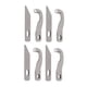 thumbnail image 4 of Cuchilla para máquina remalladora, 8 piezas Cuchilla resistente para remalladora Cuchillas para máquina de coser Logre más, 4 of 12