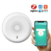 Htovila ZigBee Tuya Gas Detector Household Combustible Gas Natural CH4 Leak Detector Natural Liquefied Petroleum Gas Leak Tester Sniffer with Sound Alarm APP Notification Pushing SmartLife Tuya APP