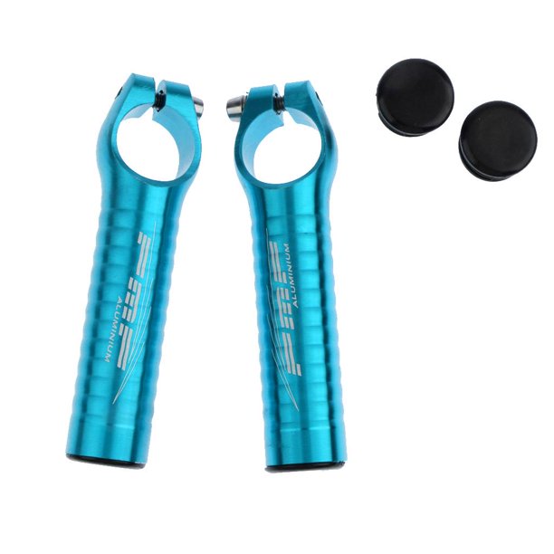 Par Aluminio Carretera Bicicleta de montaña Sunnimix Manillar Barra Azul 22.2 mm 90 mm