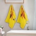 thumbnail image 4 of Dreamtimes Funny Maple Turkry Hand Towels 2 PCS, Ultra Soft and Highly Absorbent, Happy Thanksgiving Day Decorative Fingertip Towel for Home, Bathroom, Kitchen, 28.3"x14.4", 4 of 5