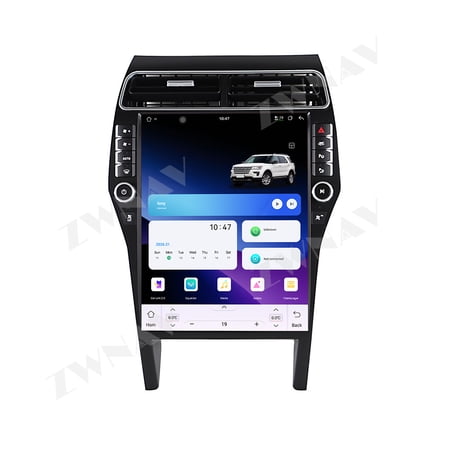 ZWNAV 16.2" Tesla Style Car Radio For Ford Explorer 2011-2019 Android 15 Qualcomm Octa-Core Wireless Apple CarPlay Bluetooth Retains Original System GPS Navigation