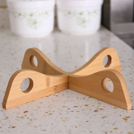 Kitchen Pot Rack Pan Shelf Dish Rack Heat Insulation Pot Holder