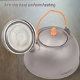 thumbnail image 3 of Lixada LIXADA 0.5L Titanium Kettle with Coffee Drip Spout, Lightweight and Portable for Tea or Coffee Brewing, Food-Grade Silicone, Heat-Resistant, Wide-Mouth Design, Easy to Clean., 3 of 6
