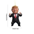 thumbnail image 4 of Adorno Navideño Donald Trump Acrílico para Del Coche (D), 4 of 4
