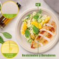 thumbnail image 4 of Platos para Fiesta Elegantes para 40 Invitados, Cubiertos, Vajilla de 200 piezas, Platos Ecológico, Tenedores, Cucharas, cuchillos, Servilletas, 4 of 4