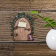 thumbnail image 2 of Puerta de hadas en miniatura,Figuras decorativas de puerta de jardín de hadas en miniatura,Árbol caras decoraciones madera escultura adornos,DIY Fairy Door Lawn Yard Escultura Macarena Puerta de hadas en miniatura, 2 of 7
