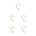 thumbnail image 1 of Qarigey Pendientes de clip exclusivos: destaque con un estilo poco convencional Auriculares estilo estrella con clase sin orificios para los Type2 NO2, 1 of 6