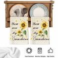 thumbnail image 5 of Sunflower Kitchen Towels Set of 3, Vintage Botanical Absorbent Dish Towels for Kitchen, Microfiber Hand Towel, Quick Drying Tea Towel for Cleaning Decorative Dishcloths Farmhouse Flowers, 5 of 7