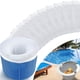 thumbnail image 3 of Wosthever La espumadera portátil de nailon para piscina elimina sin esfuerzo los materiales de la pantalla del filtro de la piscina de escombros Deportes acuáticos blanco/10 piezas, 3 of 6