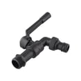 thumbnail image 4 of Convenient Watering Solution Dual Outlet Black Brass Garden Hose Faucet 12, 4 of 8