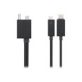 thumbnail image 1 of Lenovo Split Cable - Thunderbolt cable (M) (M) - Thunderbolt 3 - 2.2 ft - black - CRU, 1 of 2