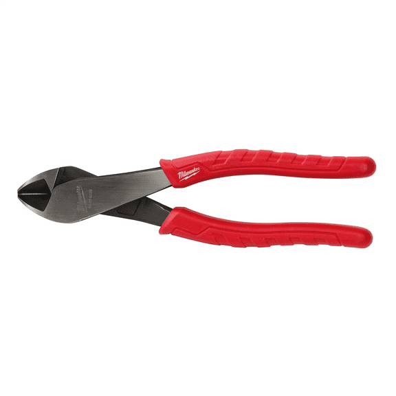 Milwaukee Tool 8" Comfort Grip Angled Head Diagonal Cutting Pliers