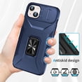 thumbnail image 4 of Funda para GANGXUN iPhone 14 Plus - Soporte metálico, Función magnética, Azul, 4 of 5