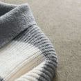 thumbnail image 5 of Knit Blouses Sweater for Men Classic Dress Pullover Striped Sweatshirts Fall Winter Office Work Outdoor Tops (S, Gray), 5 of 7