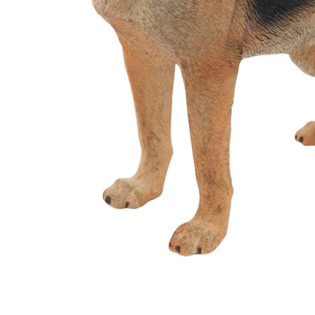 German Shepherd Dog Model Ornament Highly Simulation, PVC Material, Home Decoration, Maintenance Method Wipe with Clean Water Dog Model