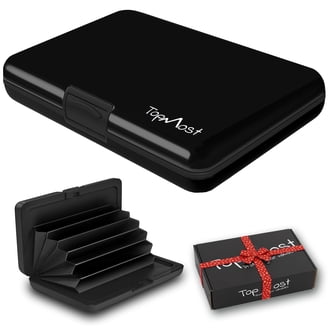 Stylish Colored RFID Sleeves Set of 4 with Metal Alloy for Credit Card  Protection by Fox Valley Traders - Walmart.com