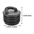 thumbnail image 2 of HEATSHAKING 4Pcs Round Black Rubber Drain Plug for Kayak Scupper 1.6*1.6*1.4in, 2 of 8