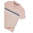 thumbnail image 2 of Nautica Boys' Striped Polo Shirt Color: pink Size: 8, 2 of 3