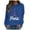 A-Blue, variant on Tiweut Hoodies Women Letter Print Pullover Long Sleeve Crewneck Sweatshirt Athletic Tops