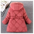 thumbnail image 4 of Winter Girls' Cotton-padded Clothes Middle-aged Children's Thickened And Velvet Medium-length Gloves Cotton-padded Clothes, 4 of 7