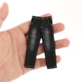 thumbnail image 1 of Disfraz de jeans para muñeca masculina perfke 1/12 negro, 1 of 9