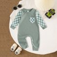 thumbnail image 3 of KPOPLK Baby Boy Footless Snug Fit Sleepers Pajamas,Infant Boy Long Sleeve Pjs,Newborn Boy Sleep N Play Sleepwear One Piece 0 3 6 9 12 18 Months Size 12-18 Months, 3 of 5