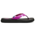thumbnail image 6 of Floopi Classic Summer Flip Flop Thong Sandals for Women Comfort Strap and Yoga Mat Padding Insoles for Support Printed Soft Jersey Lining Non Slip Soles, 6 of 6