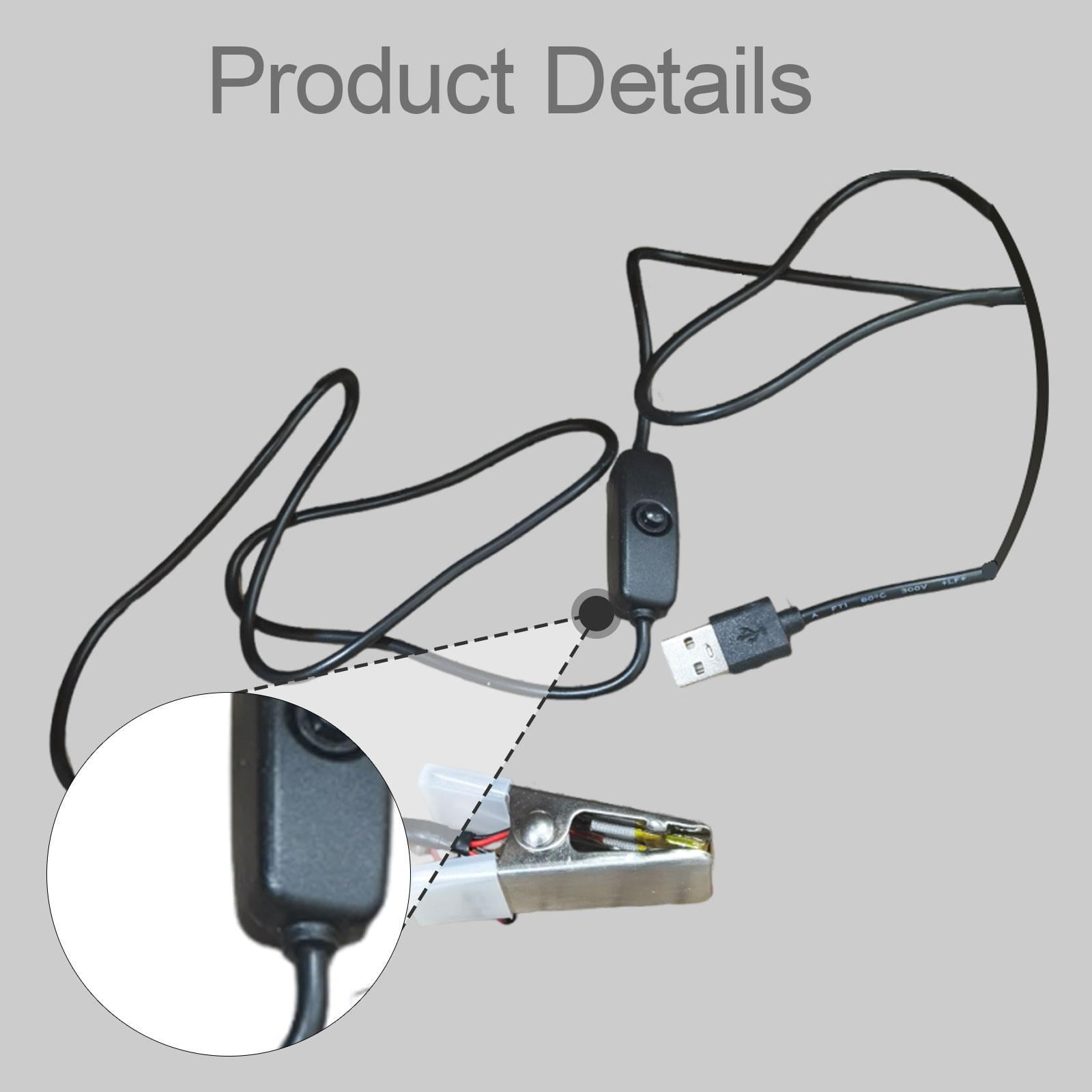 Piano Tuning Repair Tool Heating Clamp USB Powered Accurate Stainless Steel Fast Performance for Piano Technicians