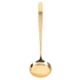 thumbnail image 4 of Cucharón de sopa de latón duradero, elegante, Color dorado brillante, peso equilibrado, cuchara multifunción para cocina casera, 4 of 5