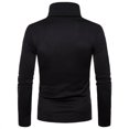 thumbnail image 5 of Douhoow Men Winter Warm Turtleneck Pullover Long Sleeve Slim Fit Jumper Tops, 5 of 7